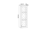 Glashängeschrank 40 cm - sosna andersen - Eleganter Wandschrank mit Glastüren. - ROYAL24_MARKT