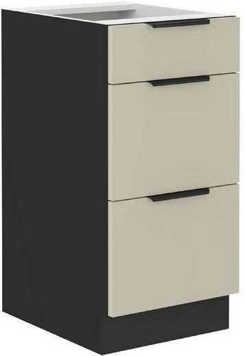Unterschrank 40 D 3S BB - ARONA - Maximiert den Stauraum und vereint Stil mit Funktionalität. - ROYAL24_MARKT