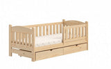 Kinderbett 187 cm - Natürliches Kinderbett mit praktischen Features. - ROYAL24_MARKT
