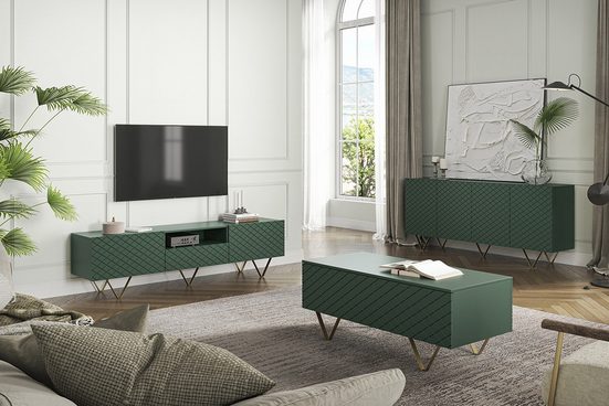 Kommode 190 cm - SCALIA - Ein Schatz für Ihr Zuhause, voller Eleganz und Charme.