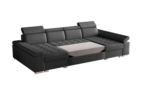 Ecksofa Toronto U – Dunkelgrau