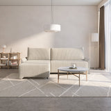 Ecksofa Loco – Creme – Ottomane links