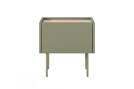 Nachttische 45 - DESIN - Modernes Möbelstück mit Metallbeinen.