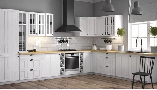 Eckhängeschrank 60 cm - sosna andersen -  Praktisches und modernes Design, passend für jede Küche. - ROYAL24_MARKT