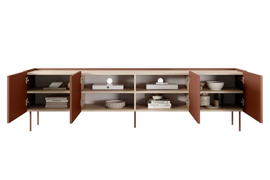 TV-Schrank 220 cm, 170 cm, 120 cm TV-Schrank - DESIN - Modernes Design, das Eleganz und Funktion vereint.