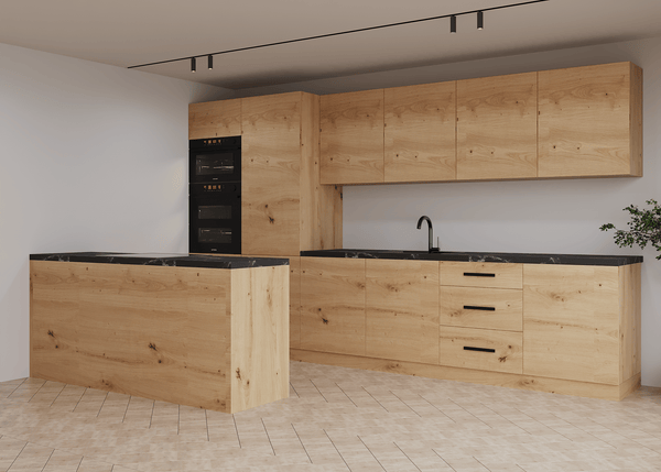 Küchenzeile K104-G360 - Langen Artisan - Moderne Optik mit durchdachter Funktion - ROYAL24_MARKT