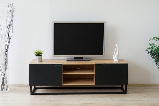 TV-Schrank - LOFTIA - Praktische Schranklösung für TV und Zubehör.