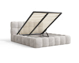 Polsterbett Bett 19 Arena – Silber