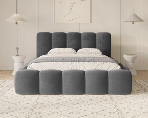 Polsterbett Bett 18 Riviera – Dunkelgrau