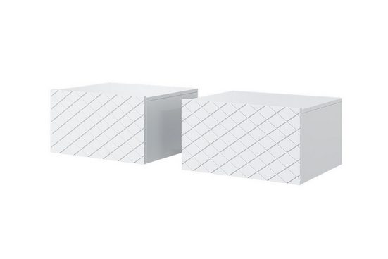 Nachtschrank 50 cm - Hochwertiges Möbelstück für zusätzlichen Stauraum. - ROYAL24_MARKT