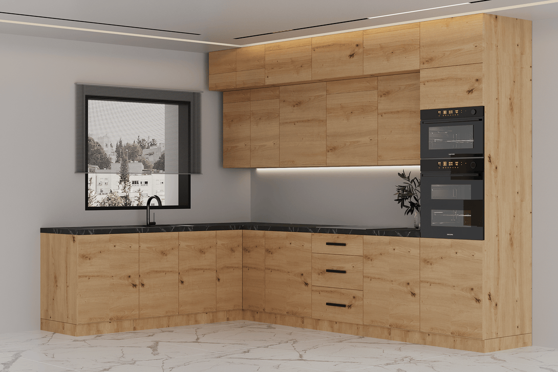 Winkelküche K105-G330 - Langen Artisan - Praktisch durchdacht für Ihr Zuhause - ROYAL24_MARKT