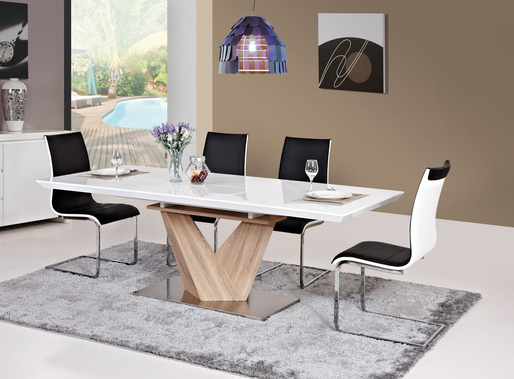 ROYAL24_MARKT Esstisch - Kreative Designs für das Speisezimmer. ( ( Ausziehbar 160 - 220 ) 1 -St. Premium - ALARAS )