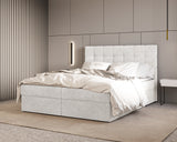 Boxbett - Bett 05 OSLO - Aragon - mit Bettkasten und Komfort-Topper