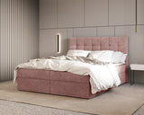 Boxbett - Bett 05 OSLO - Aragon - mit Bettkasten und Komfort-Topper