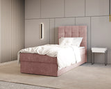 Boxbett - Bett 05 OSLO - Aragon - mit Bettkasten und Komfort-Topper