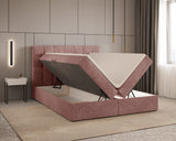 Boxbett - Bett 05 OSLO - Aragon - mit Bettkasten und Komfort-Topper