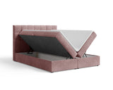 Boxbett - Bett 05 OSLO - Aragon - mit Bettkasten und Komfort-Topper