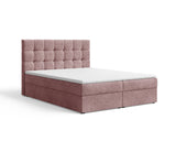 Boxbett - Bett 05 OSLO - Aragon - mit Bettkasten und Komfort-Topper