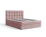 Boxbett - Bett 05 OSLO - Aragon - mit Bettkasten und Komfort-Topper