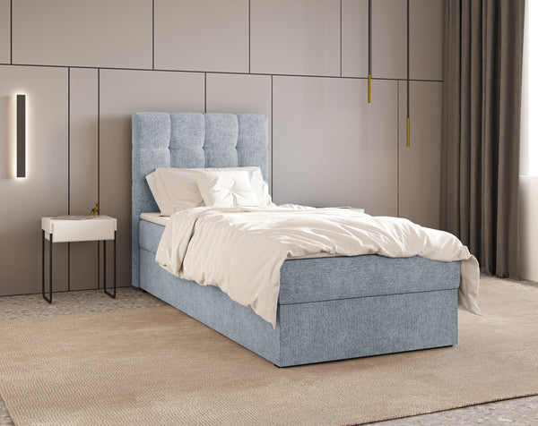 Boxbett - Bett 05 OSLO - Aragon - mit Bettkasten und Komfort-Topper