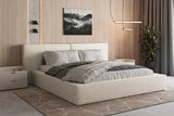 Polsterbett 06 Bouclé – Arena - Modernes Bett mit Bettkasten und Metall-Lattenrost