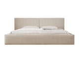 Polsterbett 06 Bouclé – Arena - Modernes Bett mit Bettkasten und Metall-Lattenrost