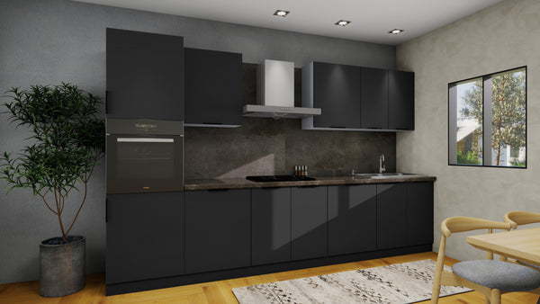 K211-G340 cm - Mina ( N ) Komfortable Küchen Lösung