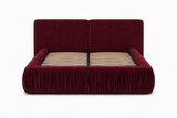 Polsterbett – Bett 08 – Rivera – Bett mit Metall-Lattenrost und Bettkasten