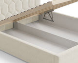 Polsterbett – Bett 02 – Casa – Bett mit Holz-Lattenrost und Bettkasten