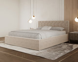Polsterbett – Bett 02 – Casa – Bett mit Holz-Lattenrost und Bettkasten