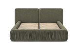 Polsterbett – Bett 08 – Rivera – Bett mit Metall-Lattenrost und Bettkasten