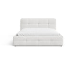 Polsterbett – Bett 17 – Aragon – Gepolstertes Bett mit Metall-Lattenrost