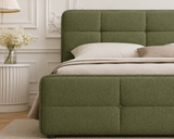 Polsterbett – Bett 17 – Aragon – Gepolstertes Bett mit Metall-Lattenrost