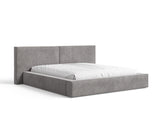 Polsterbett 06 Bouclé – Tresor - Bett mit Bettkasten, Metall-Lattenrost und modernem Design