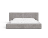 Polsterbett 06 Bouclé – Tresor - Bett mit Bettkasten, Metall-Lattenrost und modernem Design