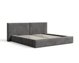 Polsterbett 06 Bouclé – Tresor - Bett mit Bettkasten, Metall-Lattenrost und modernem Design
