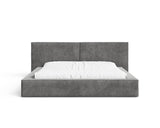 Polsterbett 06 Bouclé – Tresor - Bett mit Bettkasten, Metall-Lattenrost und modernem Design
