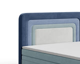 Boxbett - Bett 10 NEST - Riviera - Modernes Polsterbett mit Bettkasten