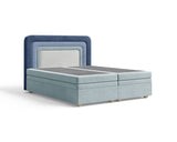 Boxbett - Bett 10 NEST - Riviera - Modernes Polsterbett mit Bettkasten