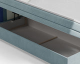 Boxbett - Bett 10 NEST - Riviera - Modernes Polsterbett mit Bettkasten