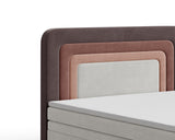 Boxbett - Bett 10 NEST - Riviera - Modernes Polsterbett mit Bettkasten