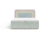 Boxbett - Bett 10 NEST - Riviera - Modernes Polsterbett mit Bettkasten