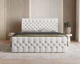 Boxbett - Bett 12 - Manila - Modernes Polsterbett mit Bettkasten