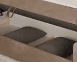 Boxbett – Bett 12 – Manila – Modernes Polsterbett mit Bettkasten