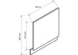 Frontblende FZ 60 PO - KENDRO - Elegante Geräte-Front