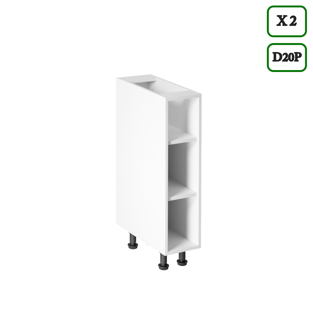 Küchenzeile in U-Form K102-G780 - Aspen Grau - Rundum gut organisiert - ROYAL24_MARKT