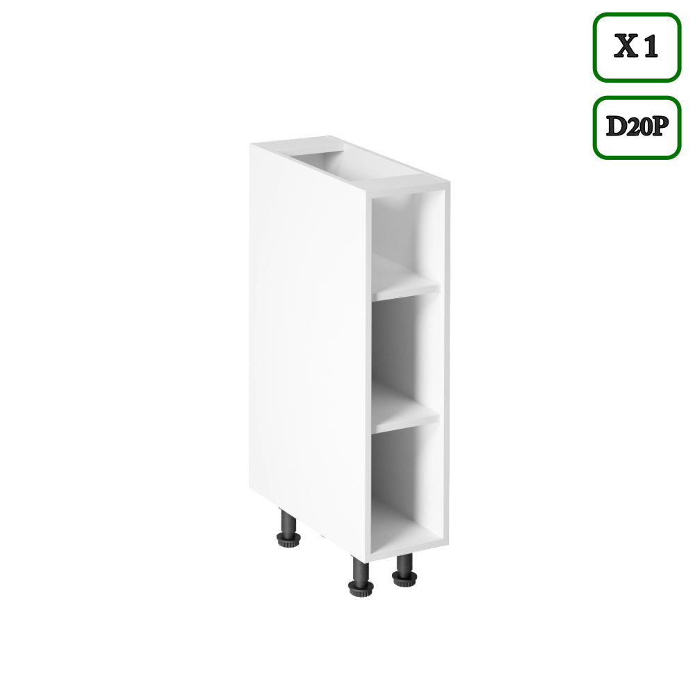 Küchenzeile K91-G320 - Aspen Grau - Platzsparend und stilvoll zugleich - ROYAL24_MARKT