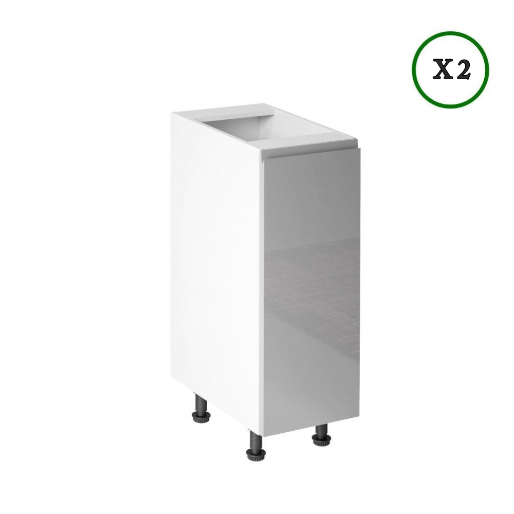 Winkelküche - Aspen Grau - K31-G300 R - ROYAL24_MARKT