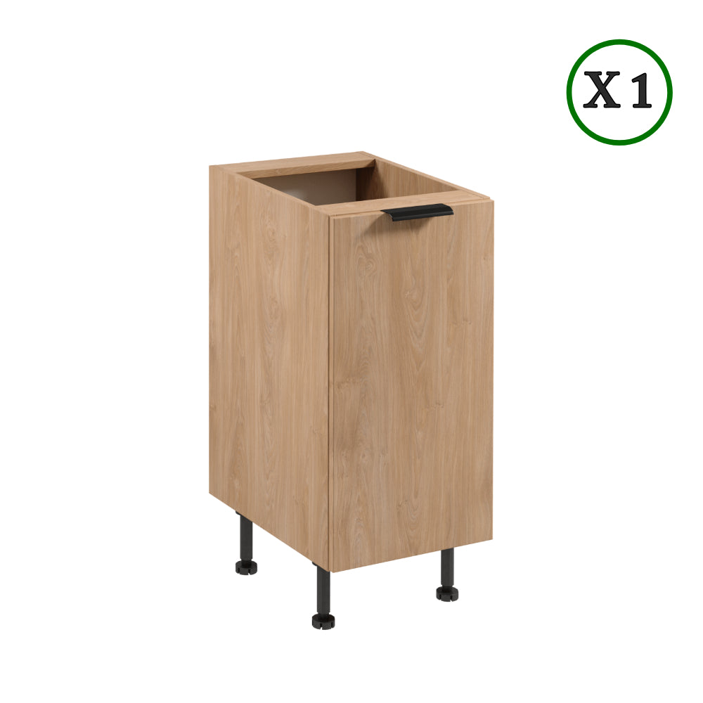 Küchenzeile - Sorento - Beige & Sonoma Eiche (Matt) - K45-G300 cm - ROYAL24_MARKT