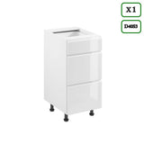 Winkelküche K94-G270 - Aspen Weiß - Perfekte Raumnutzung - ROYAL24_MARKT